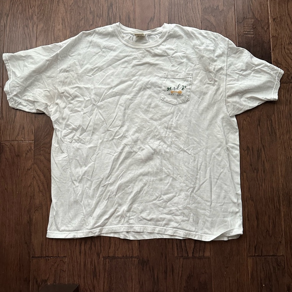 Rosie Daze Comfort Colors White Short Sleeve Tee